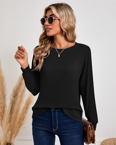 Women's Casual Loose Fit Long Sleeve Shirts